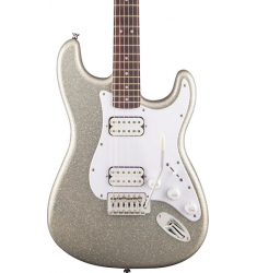 Squier Bullet Strat HH with Tremolo Silver Sparkle