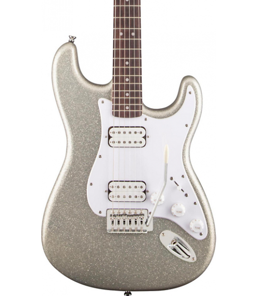 Squier Bullet Strat HH with Tremolo Silver Sparkle