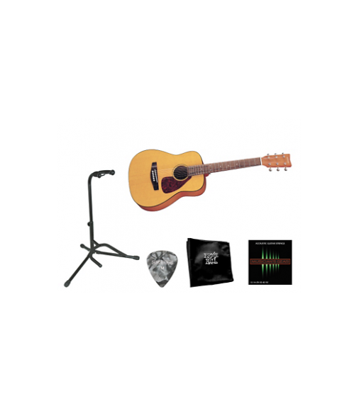 Yamaha Beginner 3/4 Size Folk Guitar Bundle Natural