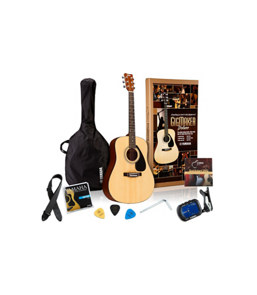 Yamaha GigMaker Deluxe Acoustic Guitar Pack Natural