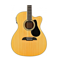 Alvarez RF27CE OM/Folk Acoustic-Electric Guitar Natural