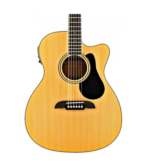 Alvarez RF27CE OM/Folk Acoustic-Electric Guitar Natural