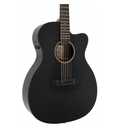 Martin Custom X Series 2016 X-000CE Auditorium Acoustic-Electric Guitar Black