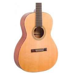 Recording King Classic Series 12 Fret OOO Solid Top Acoustic Left-Handed Guitar Natural