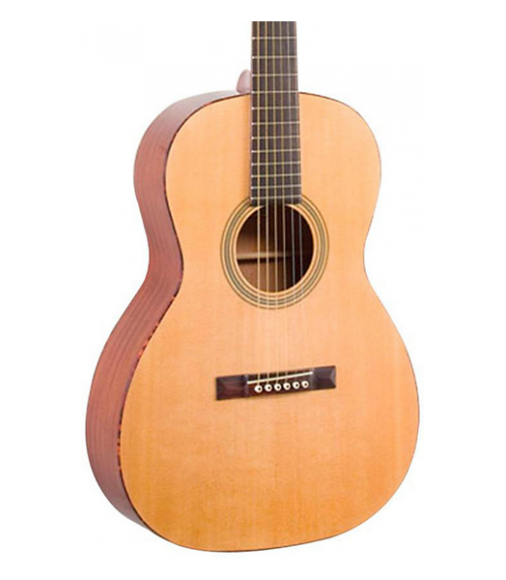 Recording King Classic Series 12 Fret OOO Solid Top Acoustic Left-Handed Guitar Natural