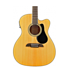 Alvarez RF26CE OM/Folk Acoustic-Electric Guitar Natural