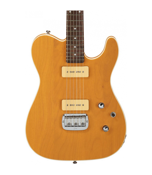 G&amp;L Tribute ASAT Deluxe Carved Top P-90 Electric Guitar Orange Cream
