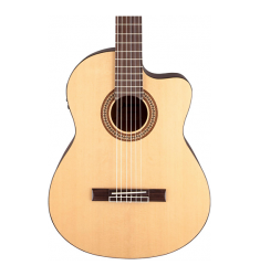 Jasmine JC-25CE Cutaway Classical Acoustic-Electric Guitar Natural