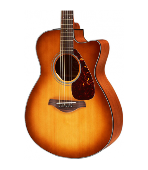 Yamaha FSX700SC Solid Top Concert Cutaway Acoustic-Electric Guitar