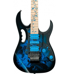 Ibanez JEM77P Steve Vai Signature JEM Premium Series Electric Guitar Blue Floral Pattern