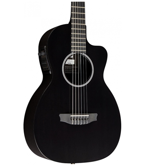 RainSong NP12 Nylon String Acoustic-Electric Guitar Black