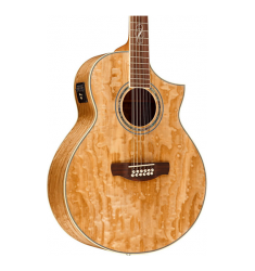 Ibanez EW2012ASENT 12-String Exotic Wood Acoustic-Electric Guitar Gloss Natural