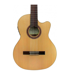 Kremona Rondo Thin Line Classical Acoustic-Electric Guitar Natural