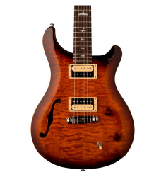 PRS SE Custom 22 Semi- Hollow Electric Guitar Tobacco Sunburst