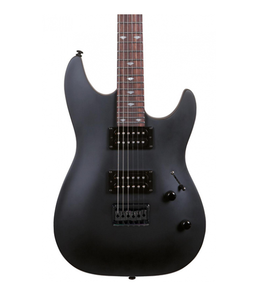 Rogue REL200 Stop-Tail Electric Guitar Black Satin