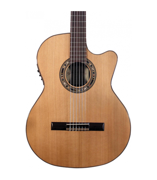 Kremona Verea Cutaway Acoustic-Electric Nylon Guitar Natural