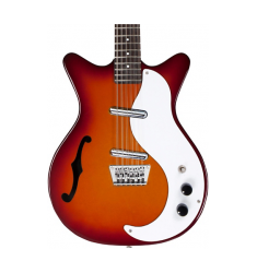 Danelectro 12 String Semi-Hollow Electric Guitar Cherry Sunburst