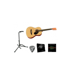 Rogue Beginner Acoustic Dreadnought 7/8 Guitar with Accessory Pack