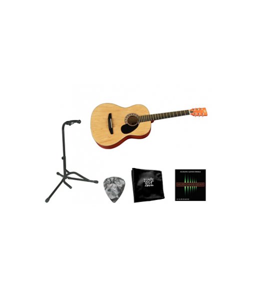 Rogue Beginner Acoustic Dreadnought 7/8 Guitar with Accessory Pack