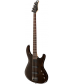 MTD Kingston Saratoga 4-String Electric Bass Guitar Transparent Black Rosewood Fingerboard