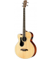 Alvarez AB60LCE Left-Handed Acoustic-Electric Bass Guitar Natural