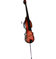 BSX Bass Allegro Acoustic-Electric Upright Bass Nutmeg