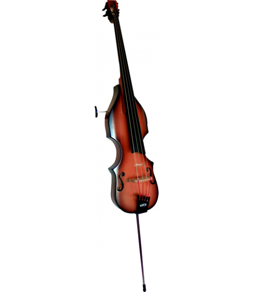 BSX Bass Allegro Acoustic-Electric Upright Bass Nutmeg