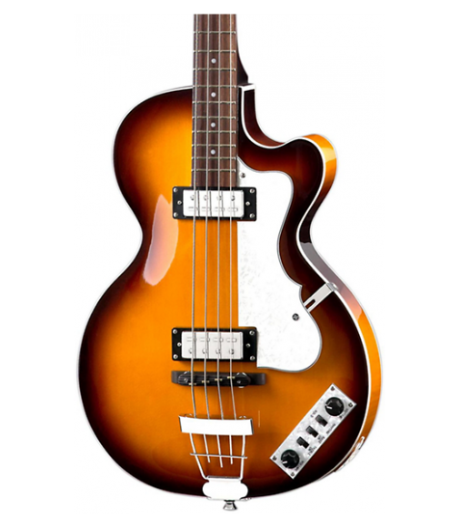 Hofner Ignition Club Bass with Case Sunburst