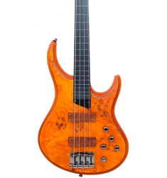 MTD Kingston KZ Fretless Bass Burled Maple Ebonol