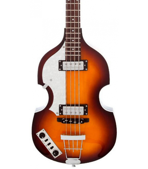 Hofner Ignition Series Vintage Violin Left-Handed Bass Sunburst with Case