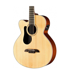 Alvarez AB60LCE Left-Handed Acoustic-Electric Bass Guitar Natural