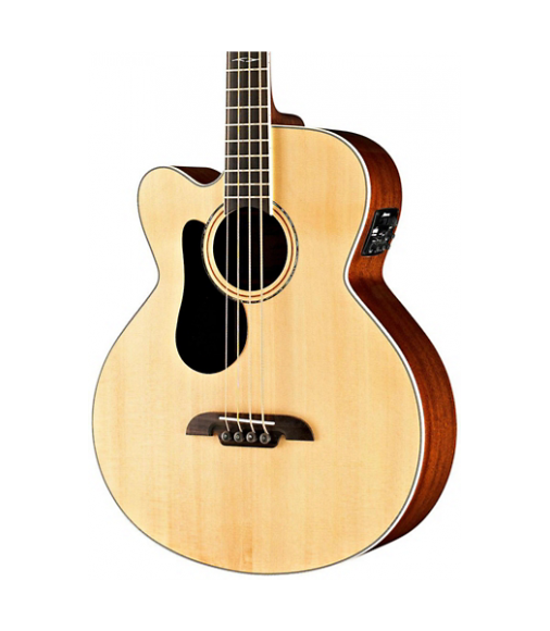 Alvarez AB60LCE Left-Handed Acoustic-Electric Bass Guitar Natural