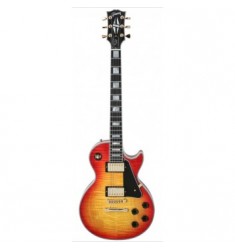 Cibson C-Les-paul Custom Electric Guitar in Heritage Cherry Sunburst