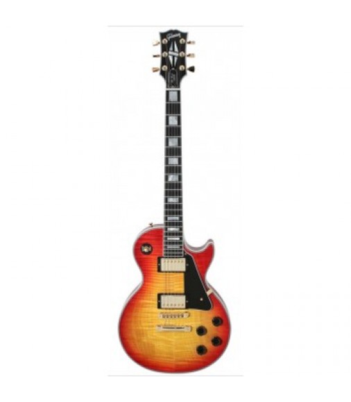 Cibson C-Les-paul Custom Electric Guitar in Heritage Cherry Sunburst