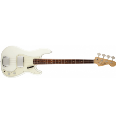 Fender American Vintage '63 Precision Bass Guitar in Olympic White