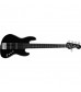 Squier Deluxe Jazz Bass V Active (5 String) Bass Guitar in  Black