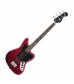 Squier Vintage Modified Jaguar Bass Guitar in Candy Apple Red