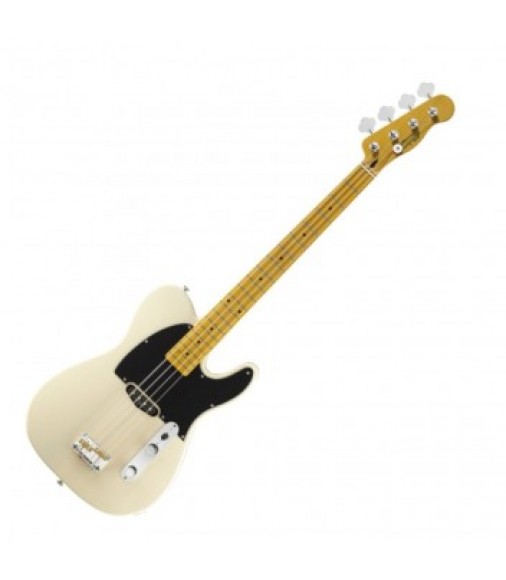 Squier Vintage Modified Telecaster Bass Guitar in Vintage Blonde