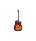 Yamaha FGX730SC Electro Acoustic Guitar Brown Sunburst