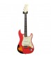 Fender Custom Shop 60s Strat Relic Fiesta Red over 3 Tone Sunburst