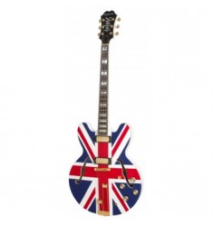 Cibson Ltd Ed. Union Jack Sheraton Outfit Semi Acoustic Guitar