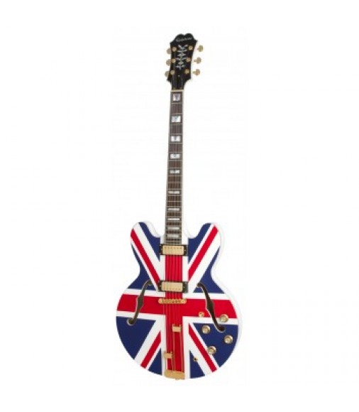 Cibson Ltd Ed. Union Jack Sheraton Outfit Semi Acoustic Guitar