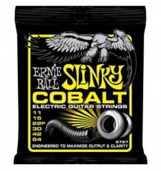 Ernie Ball 2727 Cobalt Beefy Slinky Electric Guitar Strings 11-54