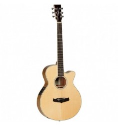 Tanglewood TSF CE FM Super Folk, Flame Mahogany Body