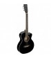 Eastcoast Electro Acoustic Guitar in Black