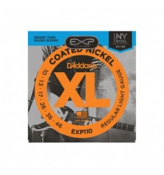 D'Addario EXP110 Coated Electric Guitar Strings, Light, 10-46