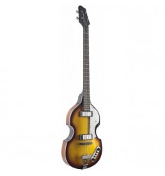 Stagg 4 String Violin Shaped Electric Bass Guitar in Violinburst