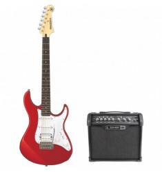 Yamaha Pacifica 012 Red + Line 6 Spider 15 Pack