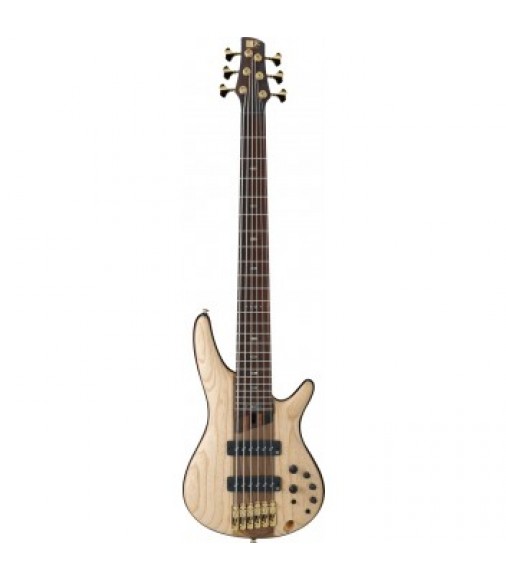 Ibanez SR Premium SR1306 6 String Bass in Natural Flat