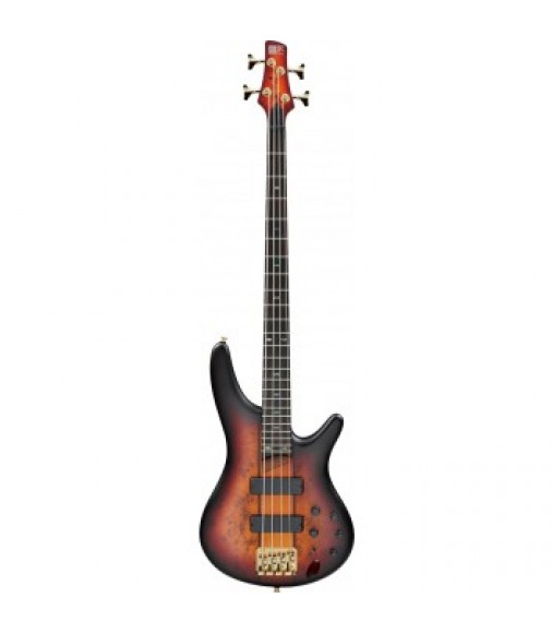 Ibanez SR800 Bass in Aged Whiskey Burst Flat